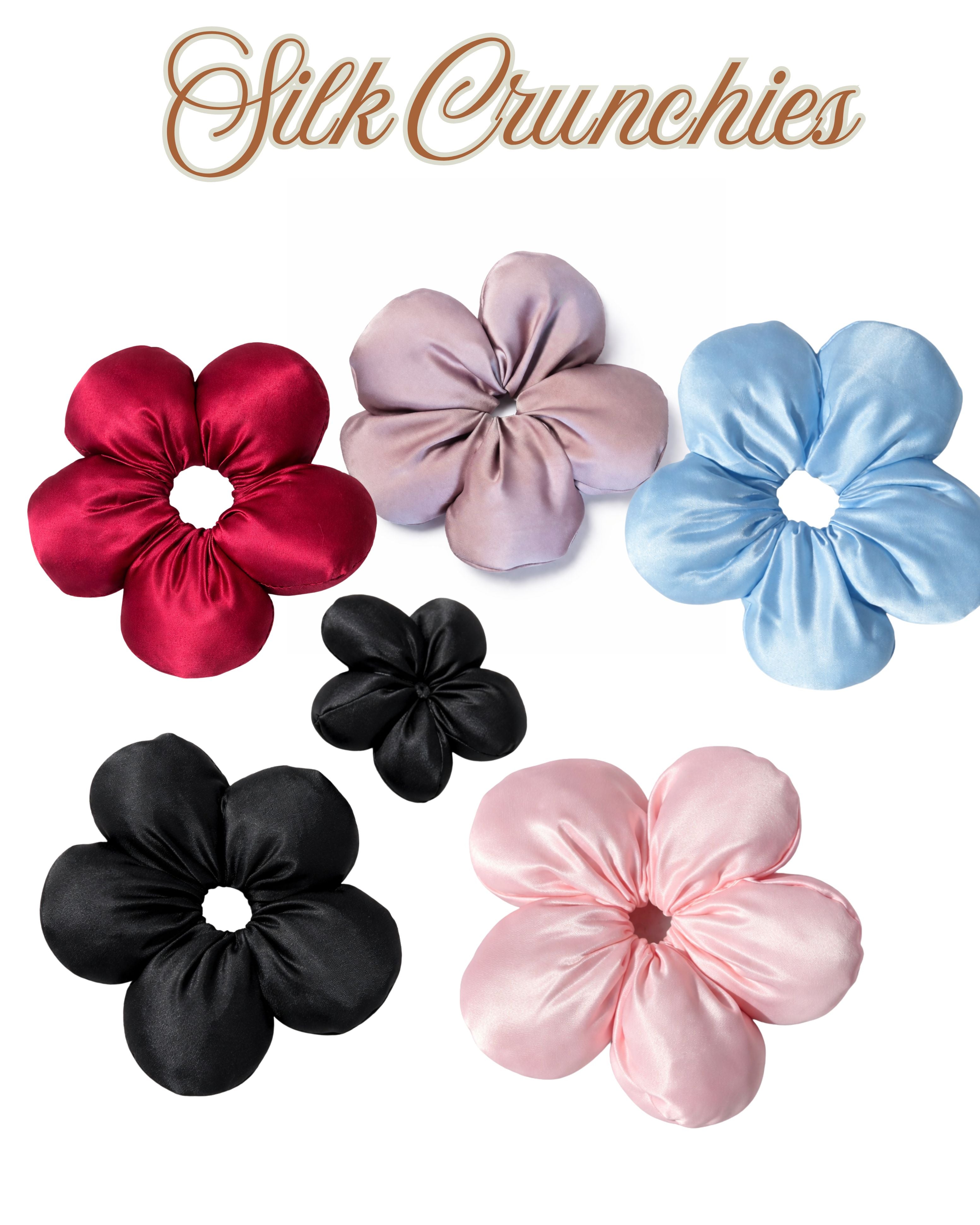 Flower Halo Hair Scrunchie